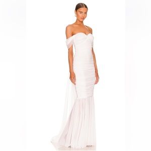 NWT Norma Kamali Walter Fishtail Gown size medium